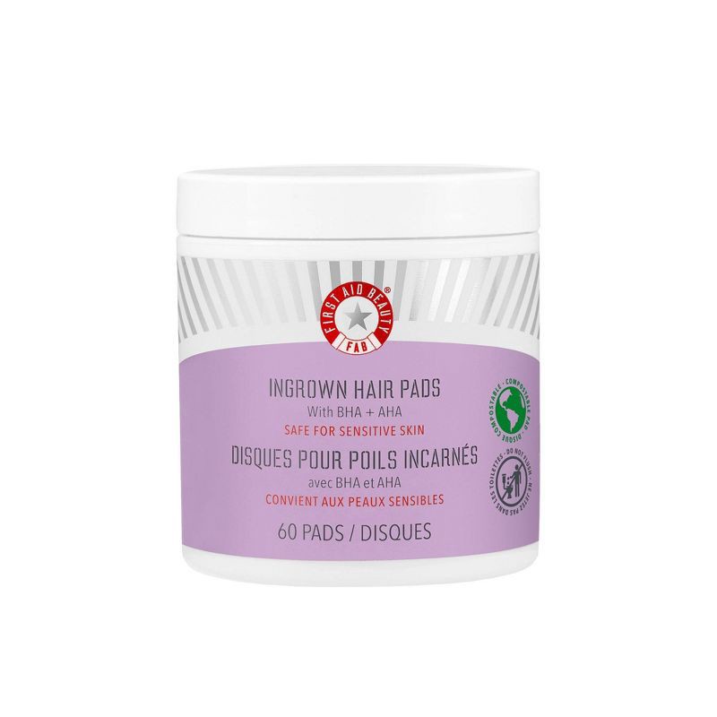 slide 1 of 9, FIRST AID BEAUTY Ingrown Hair Pads - 60ct - Ulta Beauty, 60 ct