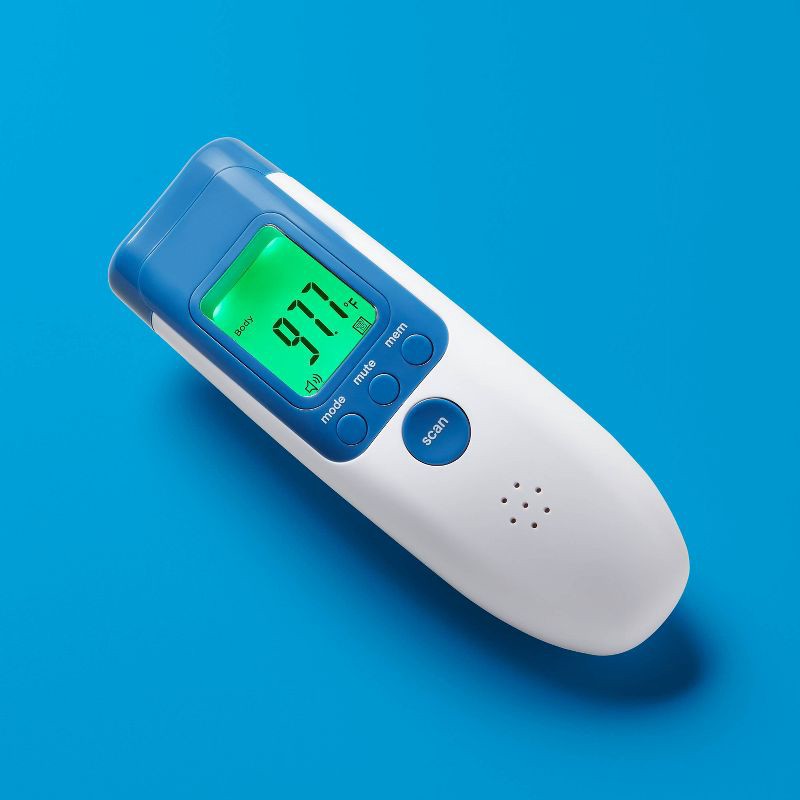 slide 2 of 3, Temple Non-Contact IR Thermometer - up&up™, 1 ct