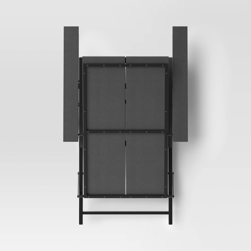 slide 6 of 7, Esker Recycled Resin Wood Outdoor Portable Adirondack Chair Gray - Threshold™, 1 ct