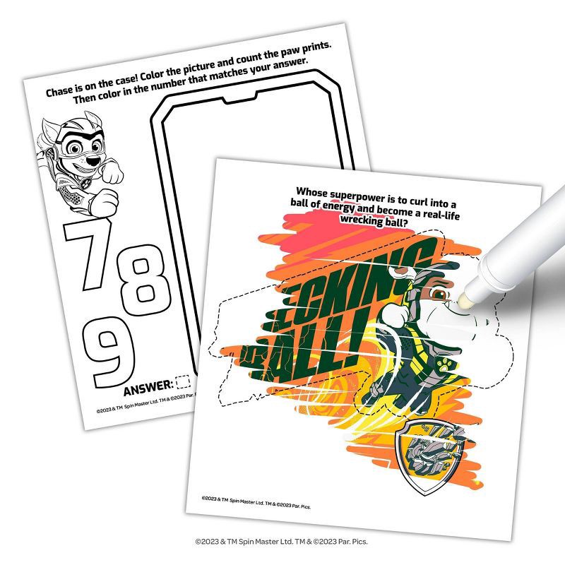 slide 3 of 4, Bendon Paw Patrol: The Mighty Movie Imagine Ink Book, 1 ct