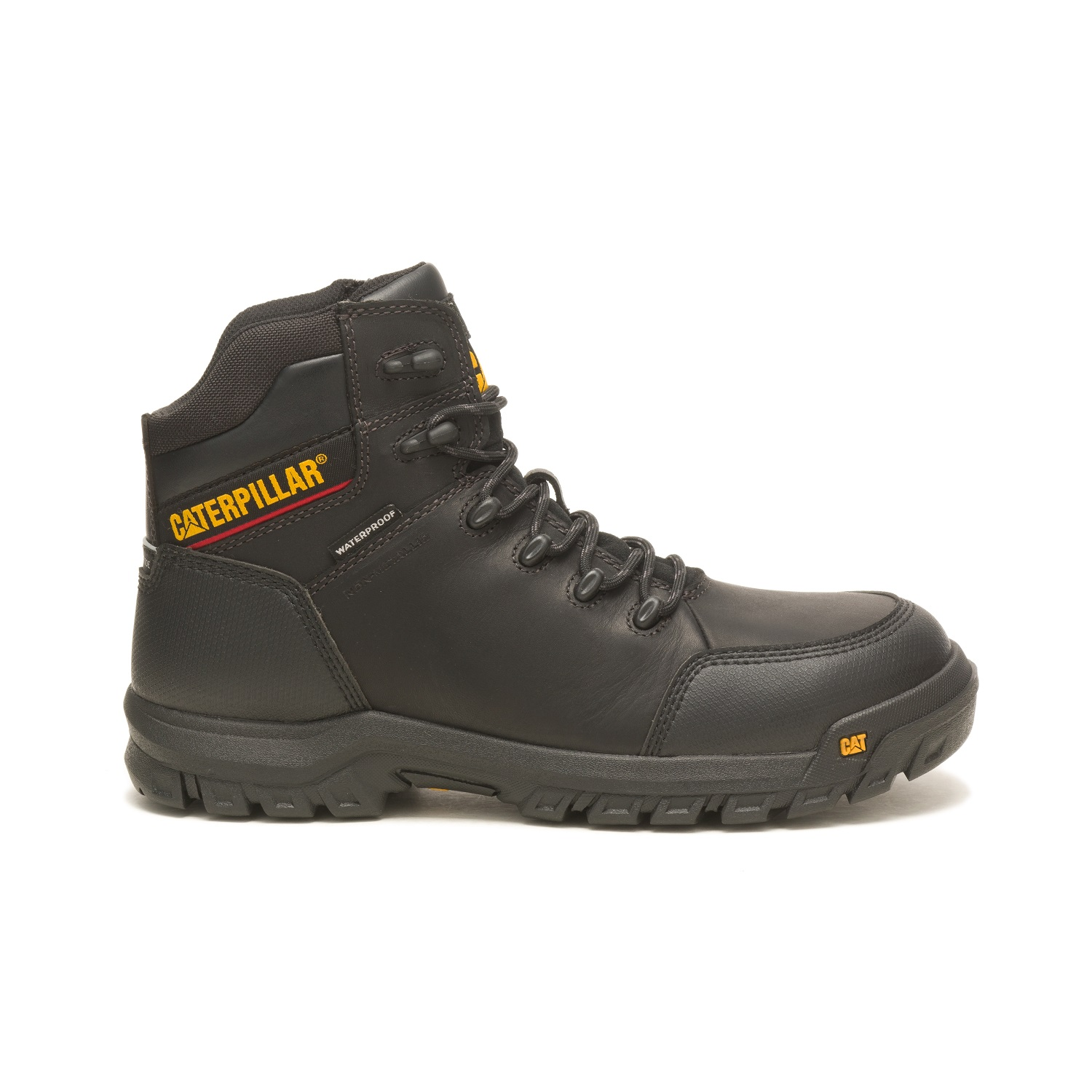 slide 5 of 6, Caterpillar CAT RESORPTION WATERPROOF COMPOSITE TOE HIKER BOOT, BLACK, 12 WIDE, 12w