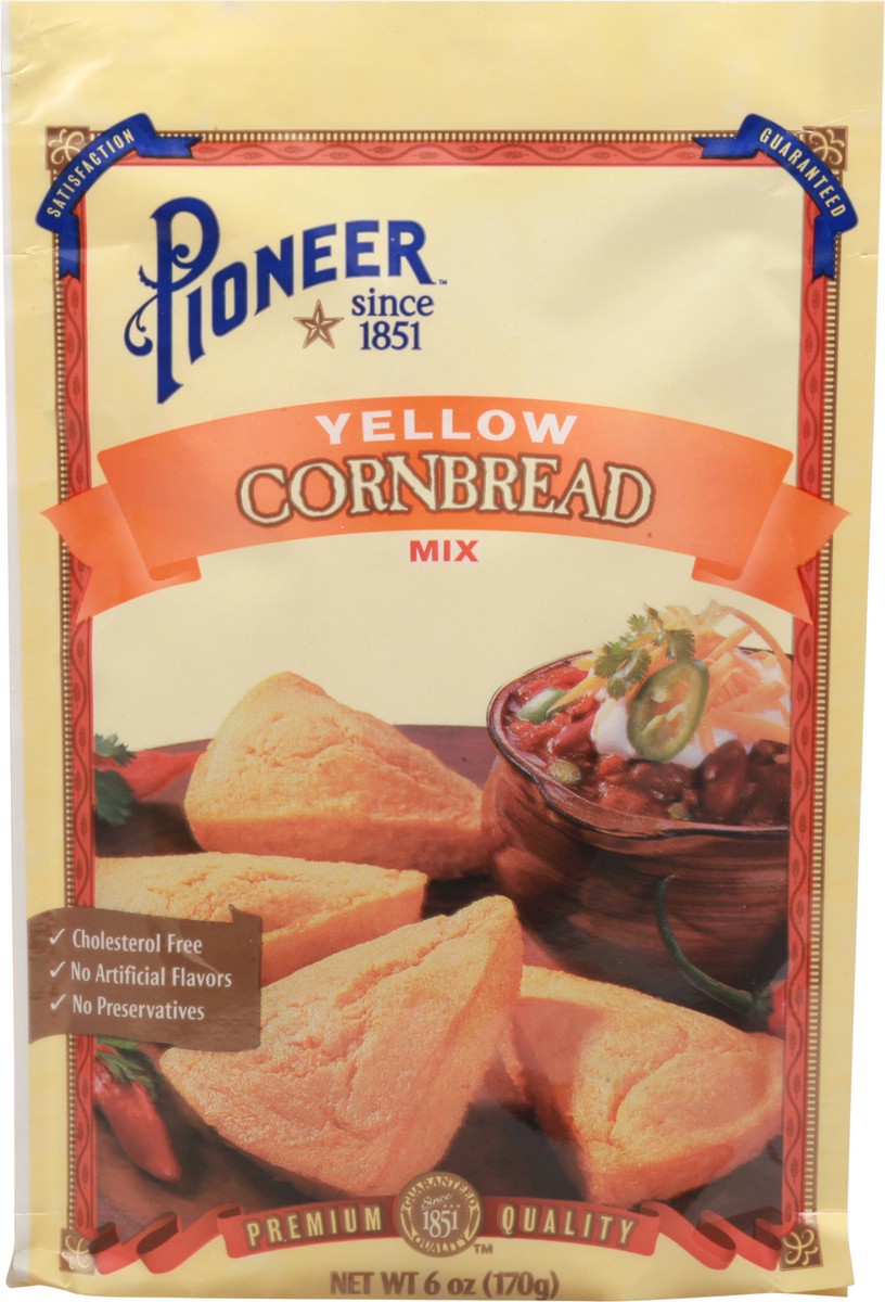 slide 10 of 14, Pioneer Mix Yellow Cornbread Mix 6 oz, 6 oz