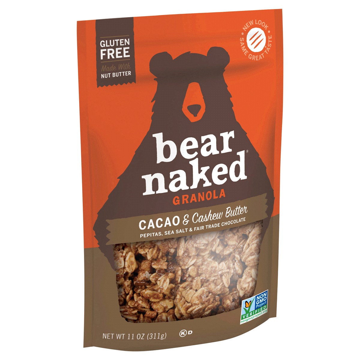 slide 2 of 2, Bear Naked Cacao + Cashew Butter Soft Baked Granola, 11 oz