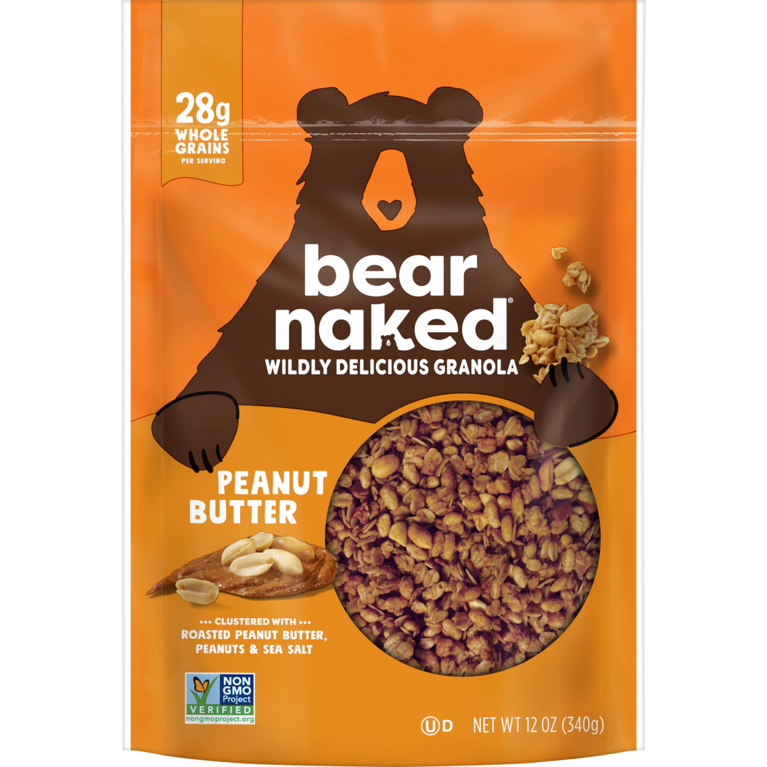 slide 5 of 8, Bear Naked Granola Cereal Peanut Butter, 12 oz, 12 oz