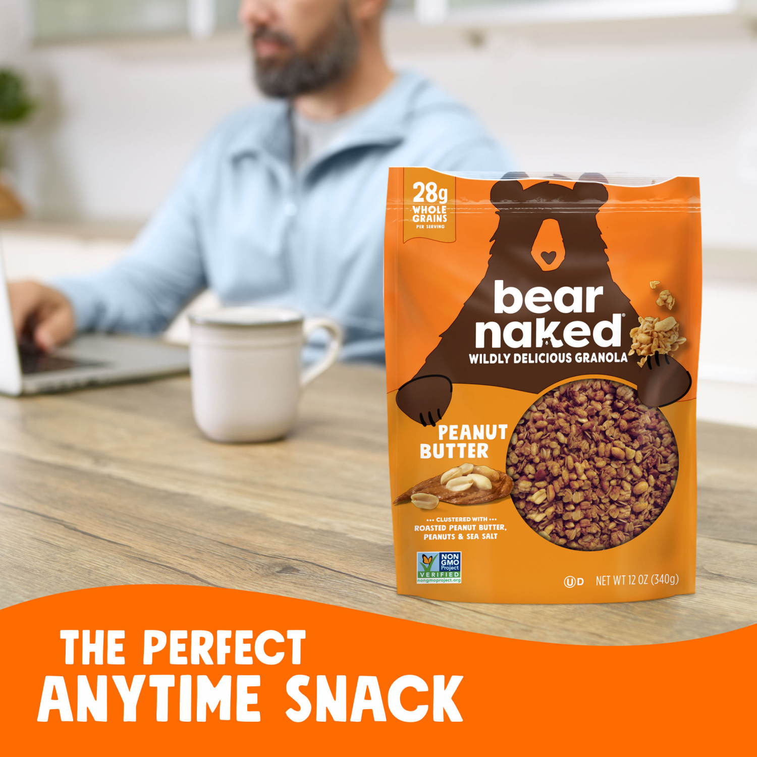 slide 7 of 8, Bear Naked Granola Cereal Peanut Butter, 12 oz, 12 oz