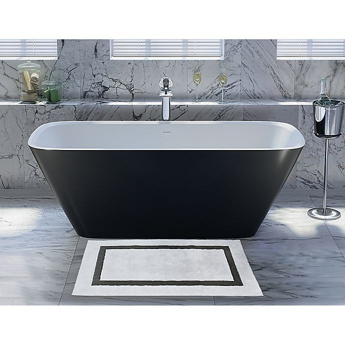 slide 2 of 4, Wamsutta Pinnacle Bath Rug - White", 24 in x 40 in