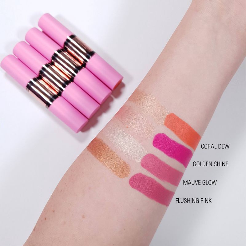 slide 6 of 6, Makeup Revolution Blush & Highlight Stick - Mauve Glow - 0.3oz, 0.3 oz