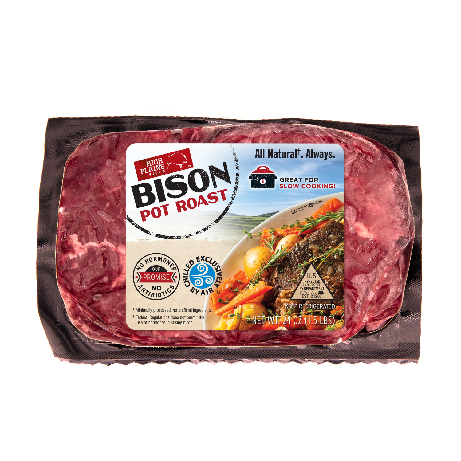 slide 1 of 1, High Plains Bison Pot Roast, 24 oz