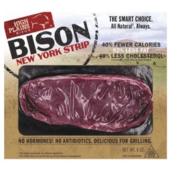 High Plains Bison New York Strip Bison 8 oz