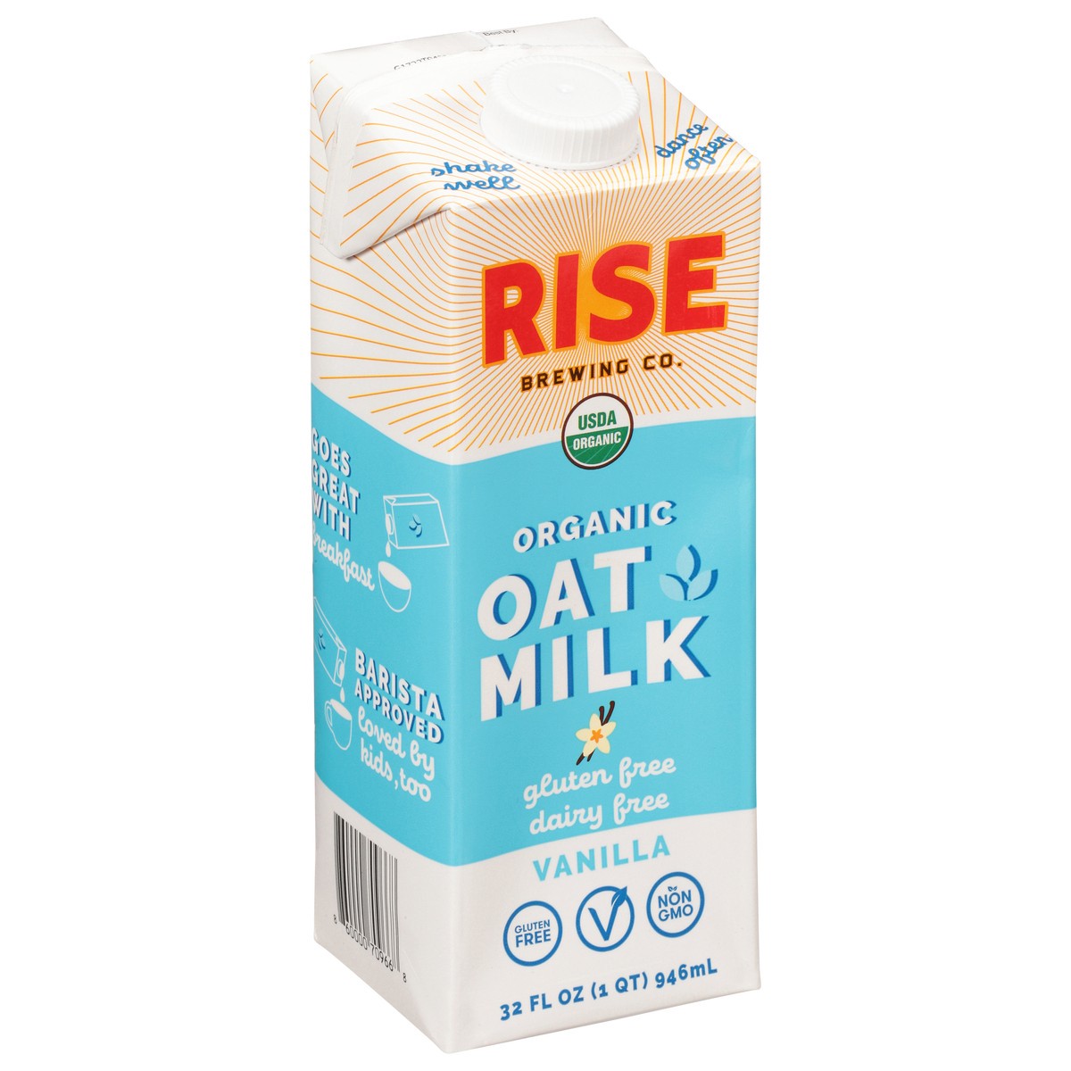 slide 11 of 12, RISE Brewing Co. Rise Brewing Organic Vanilla Shelf Stable Oat Milk, 32 fl oz