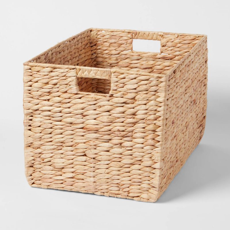 slide 1 of 4, XL Woven Water Hyacinth Basket - Brightroom™, 1 ct