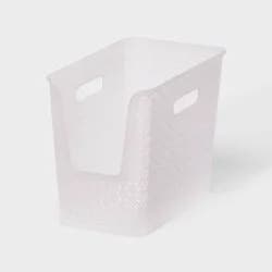 Y-Weave Narrow Easy Access Decorative Storage Basket Translucent - Brightroom™