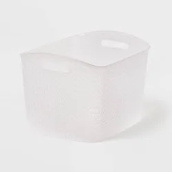 Y-Weave XL Curved Decorative Storage Basket Translucent - Brightroom™