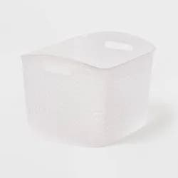 Y-Weave XL Curved Decorative Storage Basket Translucent - Brightroom™