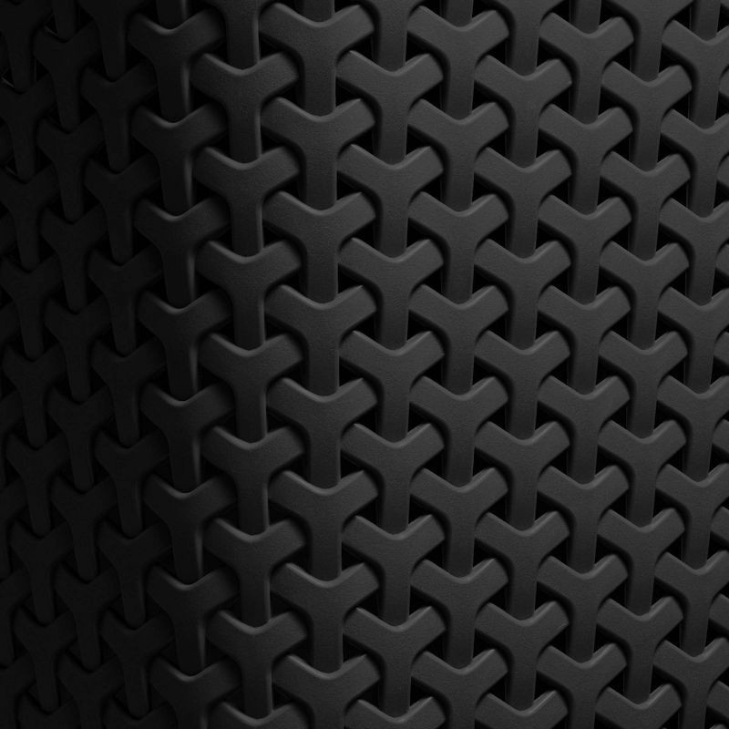 slide 5 of 5, Y-Weave Narrow Easy Access Decorative Storage Basket Black - Brightroom™, 1 ct