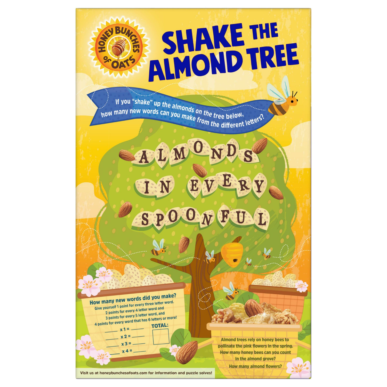 slide 2 of 6, Honey Bunches of Oats With Almonds, 18 oz