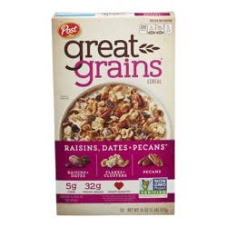 Post Great Grains Raisins Dates and Pecans Breakfast Cereal