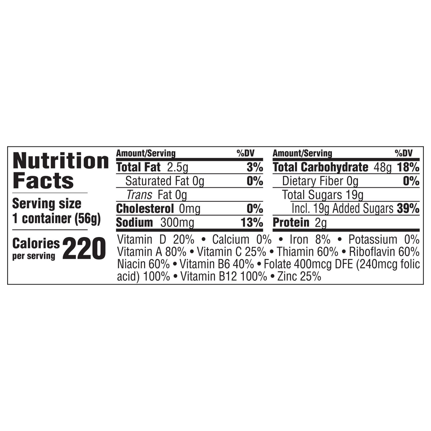 slide 2 of 3, 1/2 Post Fruity Pebbles, 2 oz