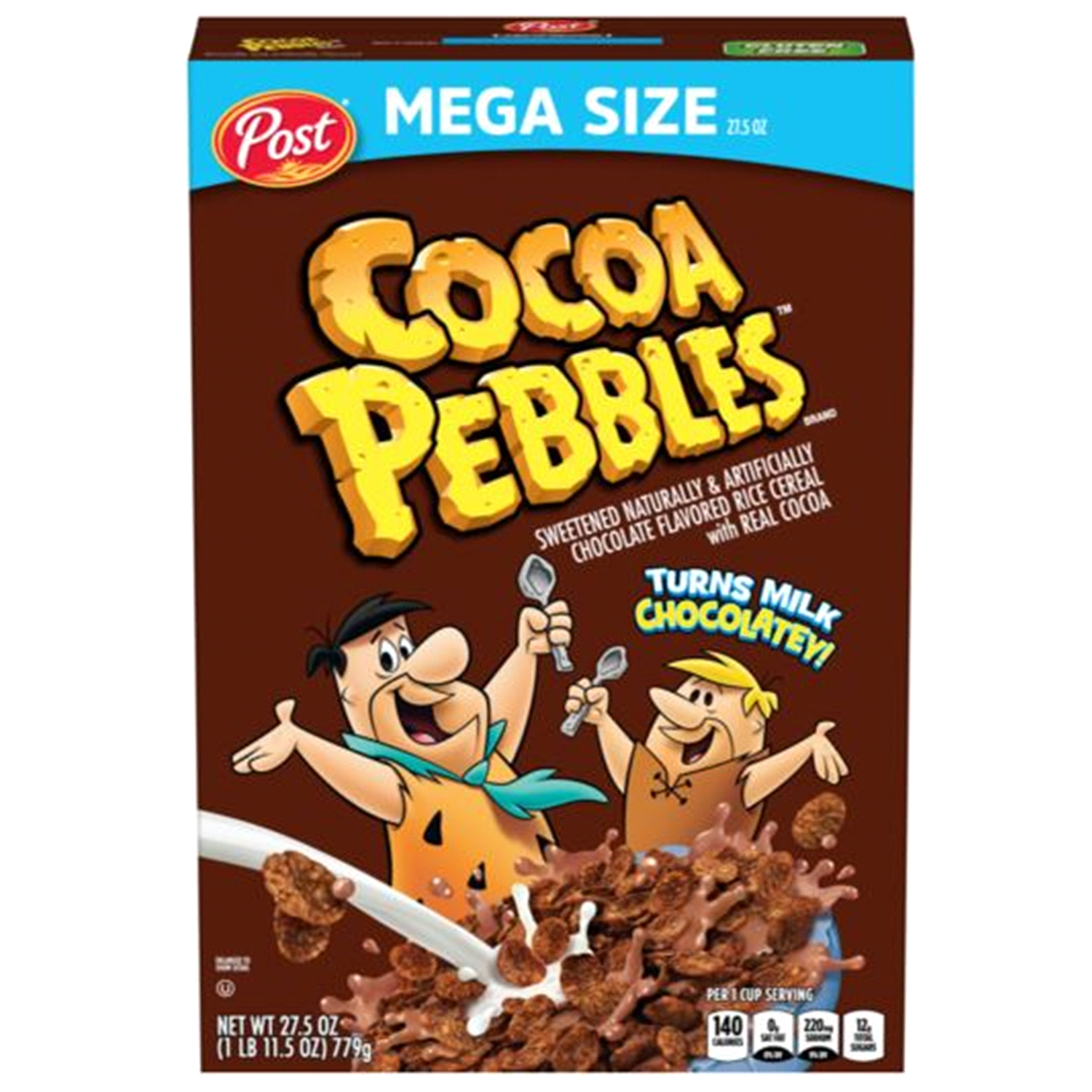 slide 1 of 2, 1/27.5 Post Cocoa Pebbles, 27.5 oz