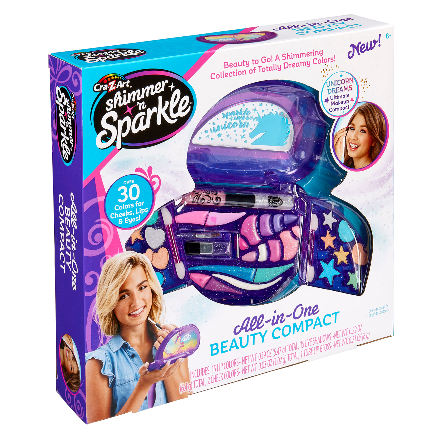 slide 3 of 4, Cra-Z-Art All-In-One 8+ Beauty Compact 1 ea, 1 ct