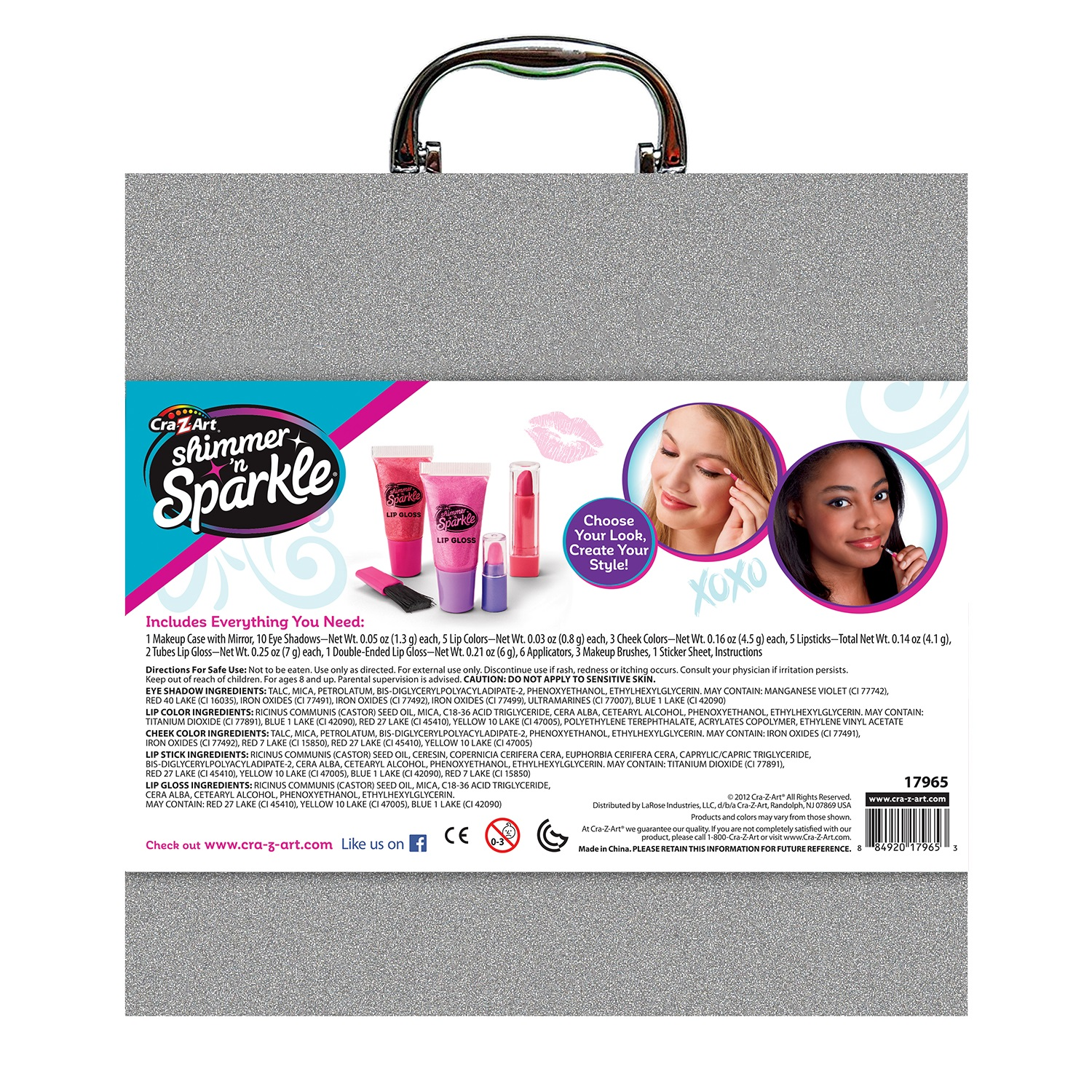 slide 2 of 3, Cra Z Art Shimmering Glitter Makeup Studio, 1 ct