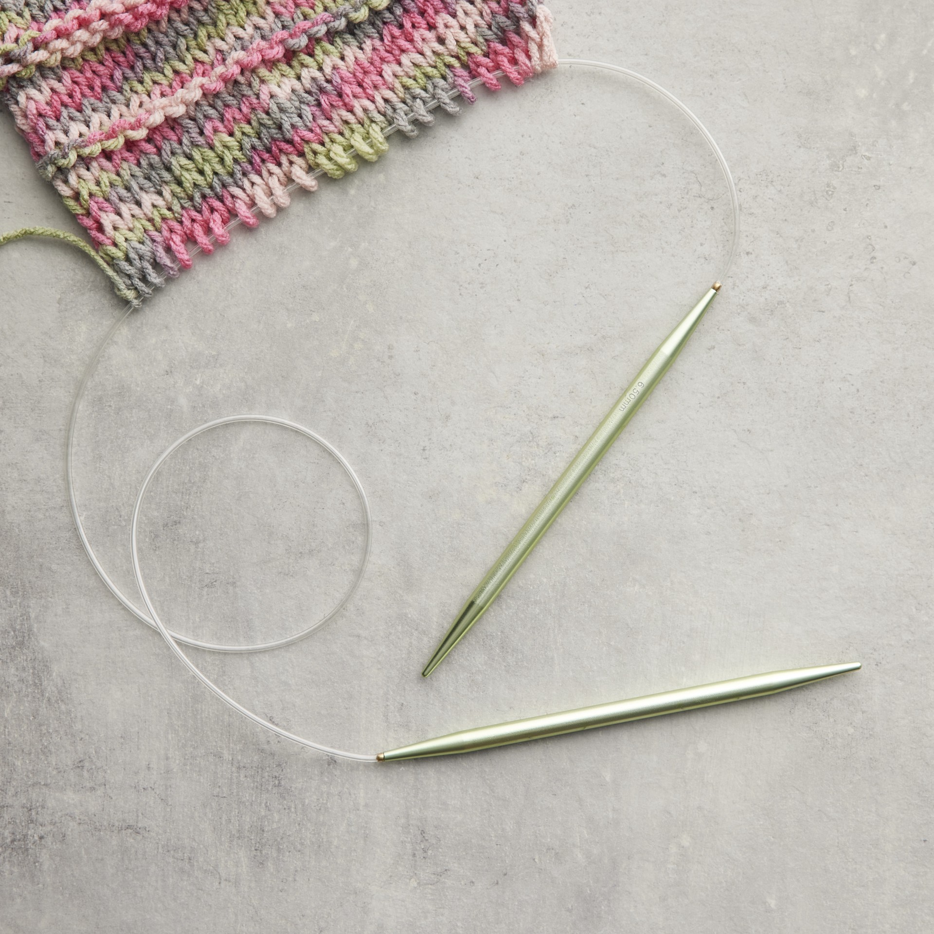 slide 2 of 3, 36" Circular Knitting Needles By Loops & Threads, 6.5 mm