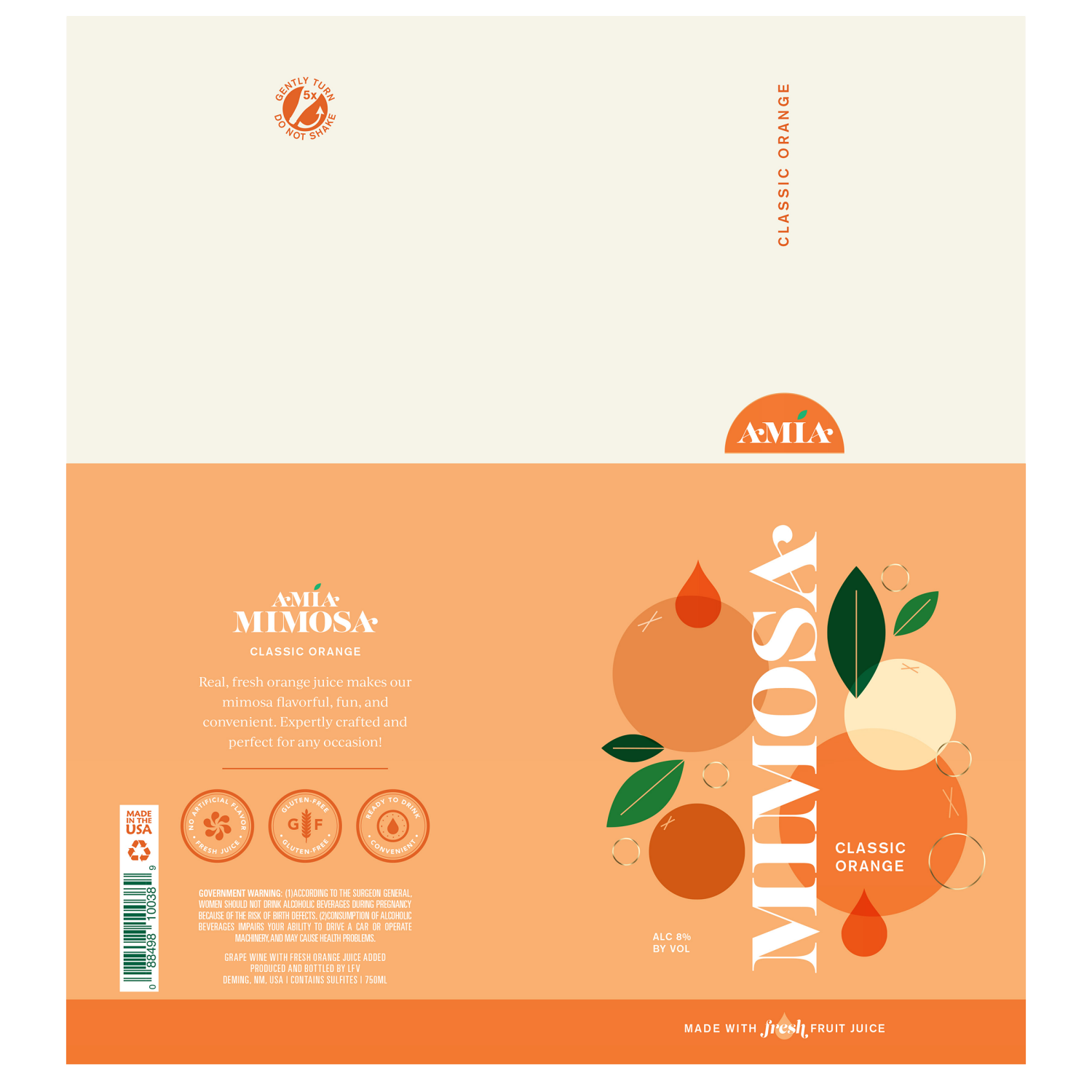 slide 3 of 3, AMIA Mia Mimosa, 750 Ml, 750 ml