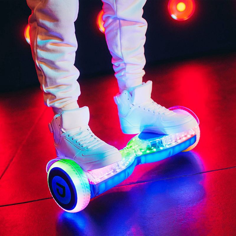 slide 4 of 7, Jetson Pixel Hoverboard - White, 1 ct