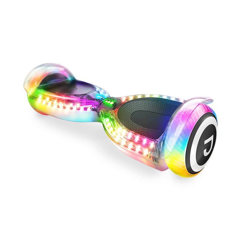 slide 1 of 7, Jetson Pixel Hoverboard - White, 1 ct