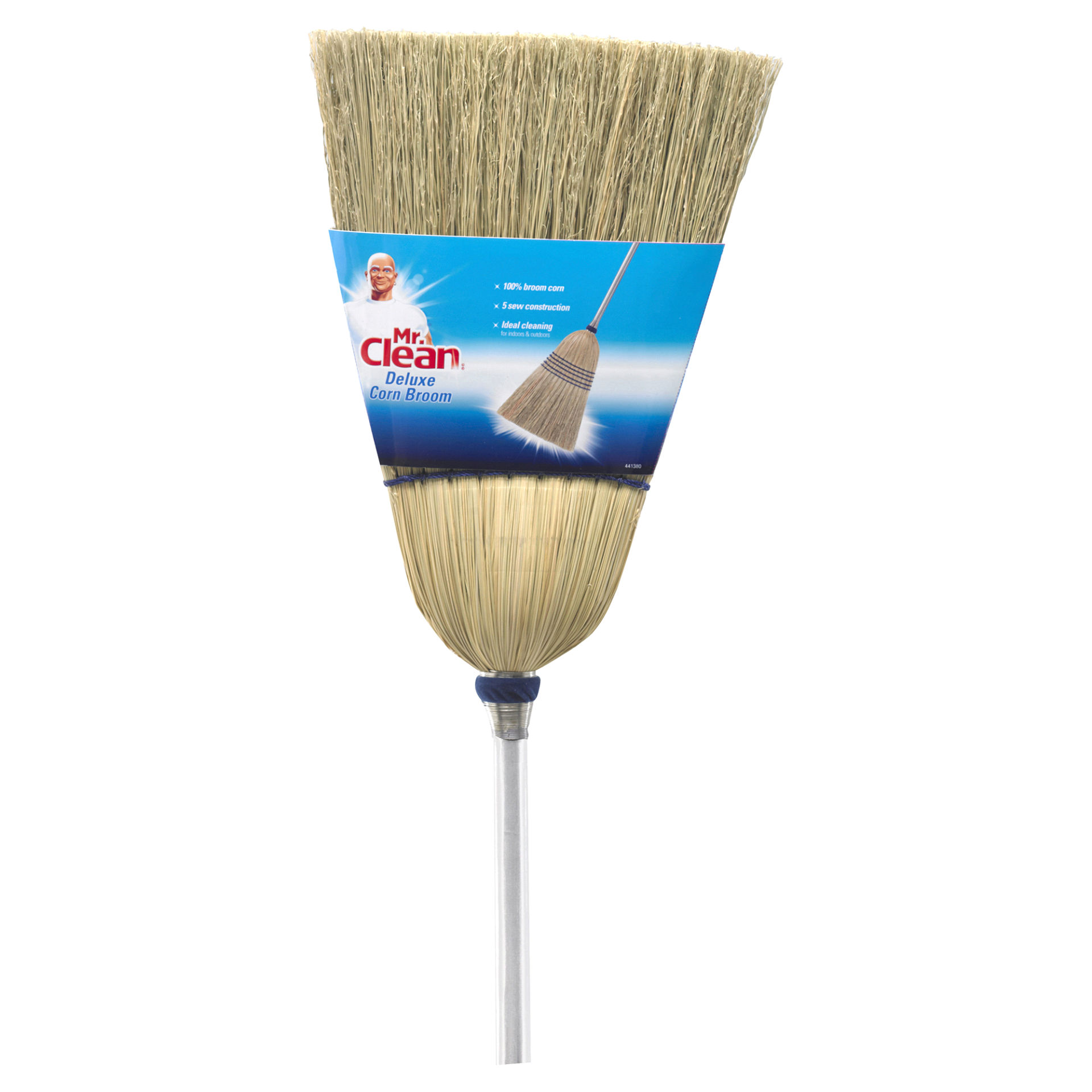 slide 1 of 1, Mr. Clean Deluxe Corn Broom, 1 ct