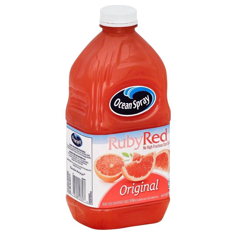 slide 1 of 3, Ocean Spray Grapefruit Juice Drink 64 oz, 64 oz