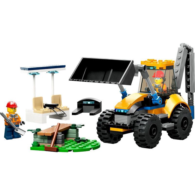 slide 2 of 6, LEGO City Construction Digger, Excavator Vehicle Toy 60385, 148 ct