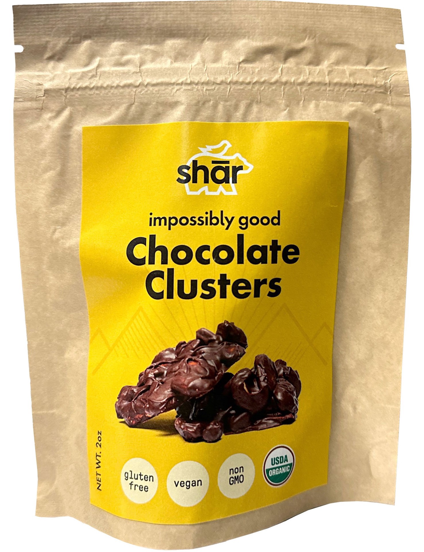 slide 1 of 1, shār Chocolate Clusters, 2 oz