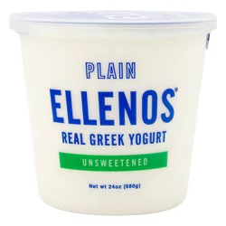 Ellenos Greek Unsweetened Plain Yogurt - 24 oz