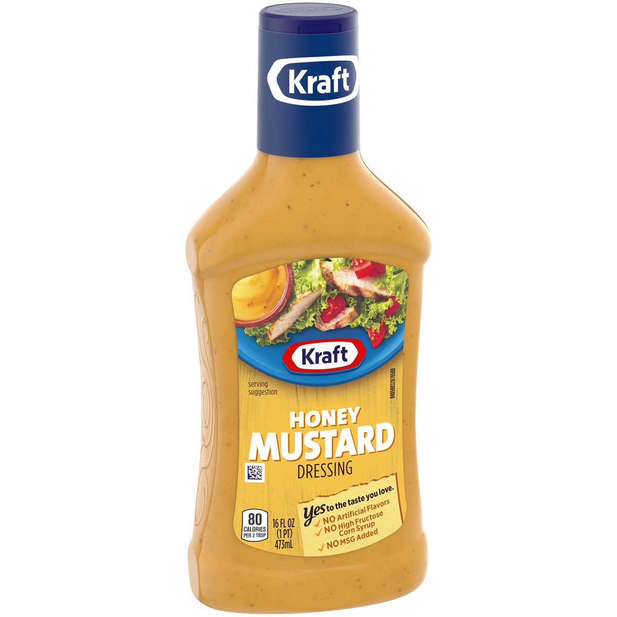 slide 7 of 9, Kraft Honey Mustard Salad Dressing, 16 fl oz Bottle, 16 fl oz