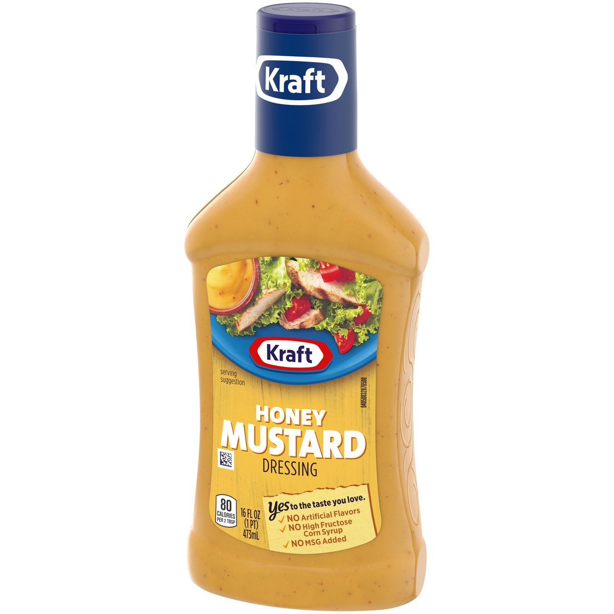 slide 4 of 9, Kraft Honey Mustard Salad Dressing, 16 fl oz Bottle, 16 fl oz