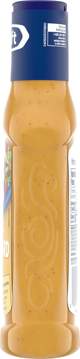 slide 6 of 9, Kraft Honey Mustard Salad Dressing, 16 fl oz Bottle, 16 fl oz