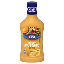 Kraft Honey Mustard Dressing, 16 fl oz Bottle