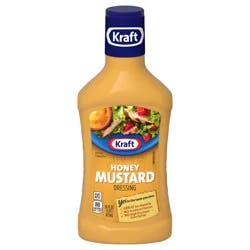 Kraft Honey Mustard Dressing, 16 fl oz Bottle