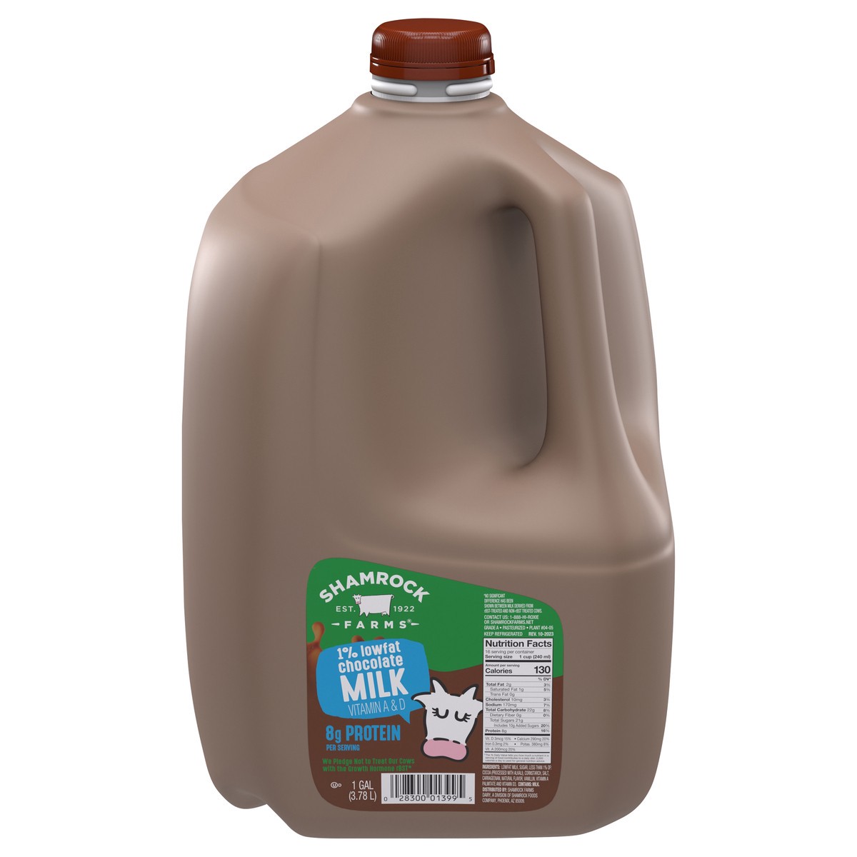 slide 1 of 4, Shamrock Farms 1% Low Fat Chocolate Milk - 1 Gal, 1 gal