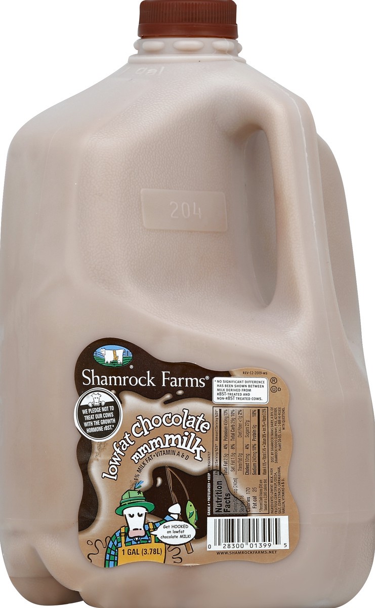 slide 2 of 4, Shamrock Farms 1% Low Fat Chocolate Milk - 1 Gal, 1 gal