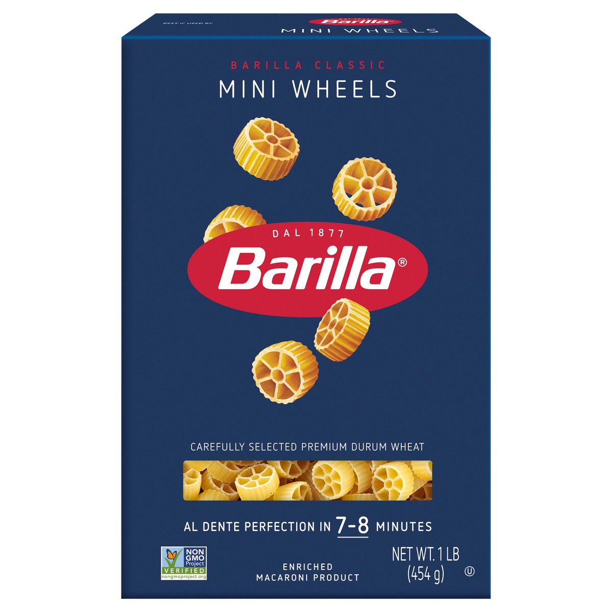 slide 1 of 9, Barilla Wheels Piccolini Mini Pasta, 16 oz