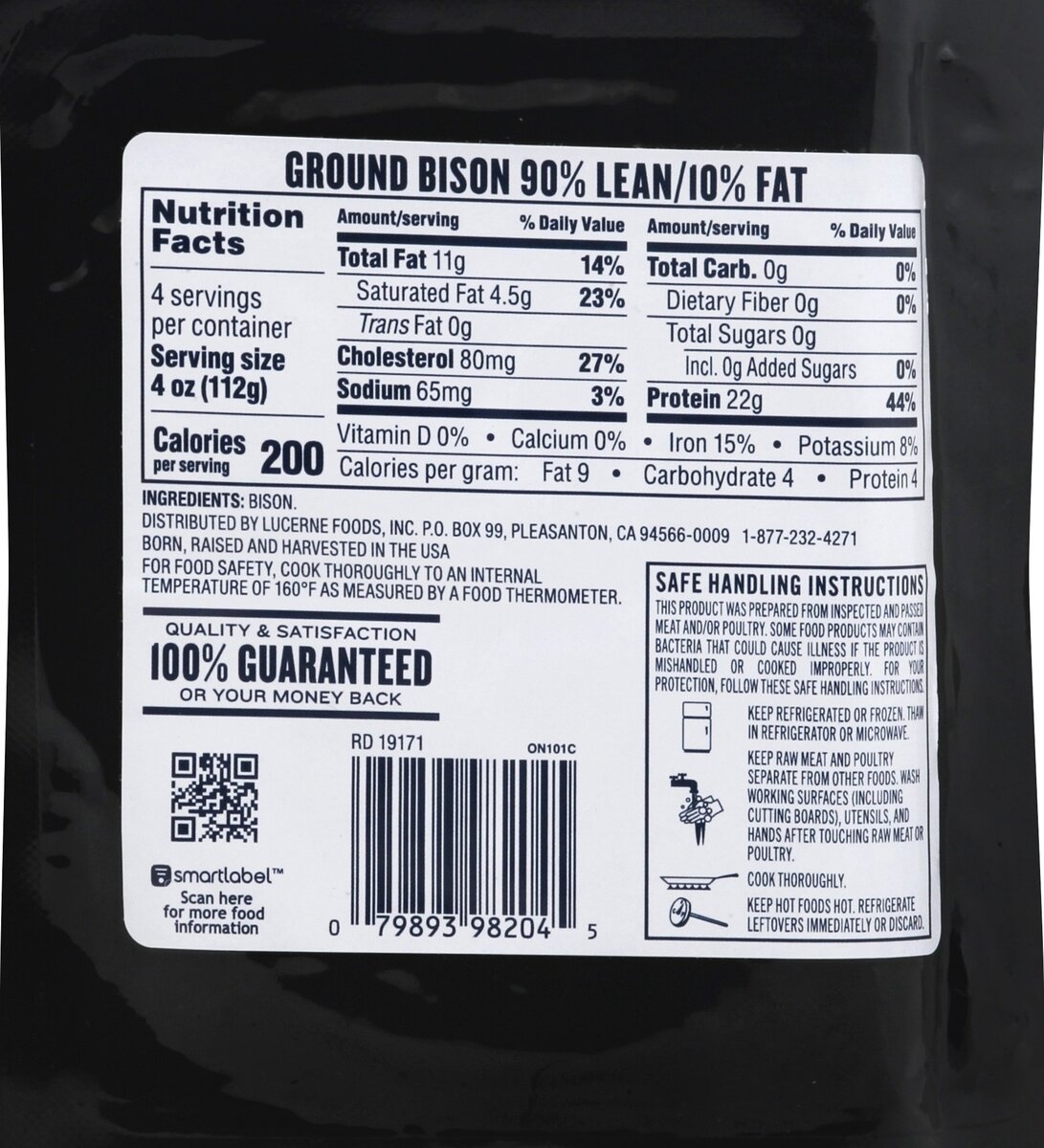 slide 3 of 9, Open Nature Bison, Ground, 85/15, 