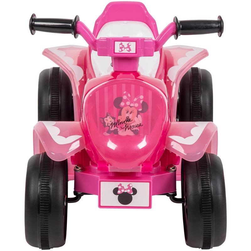 slide 4 of 17, Huffy Minnie Mouse Battery Ride-On Quad - 6V - Age 1.5+ Years Old - Pink, 1 ct