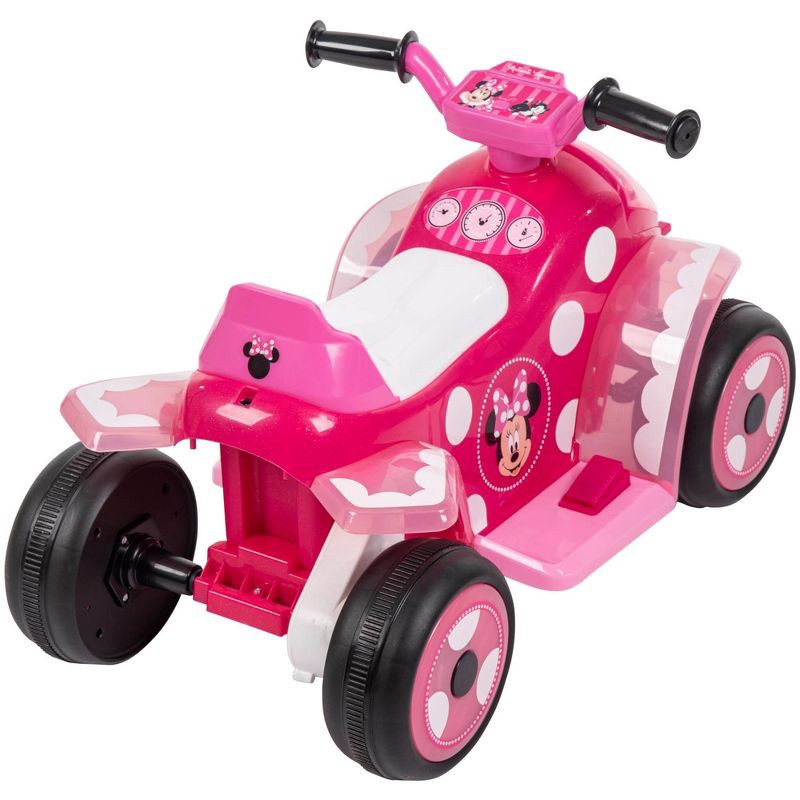 slide 7 of 17, Huffy Minnie Mouse Battery Ride-On Quad - 6V - Age 1.5+ Years Old - Pink, 1 ct