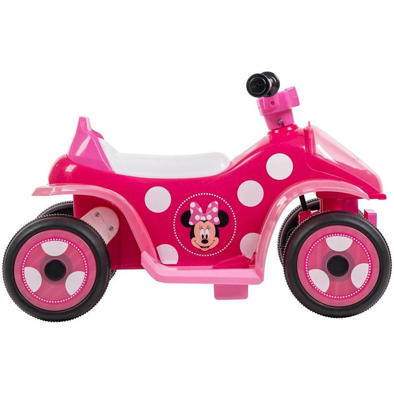 slide 6 of 17, Huffy Minnie Mouse Battery Ride-On Quad - 6V - Age 1.5+ Years Old - Pink, 1 ct