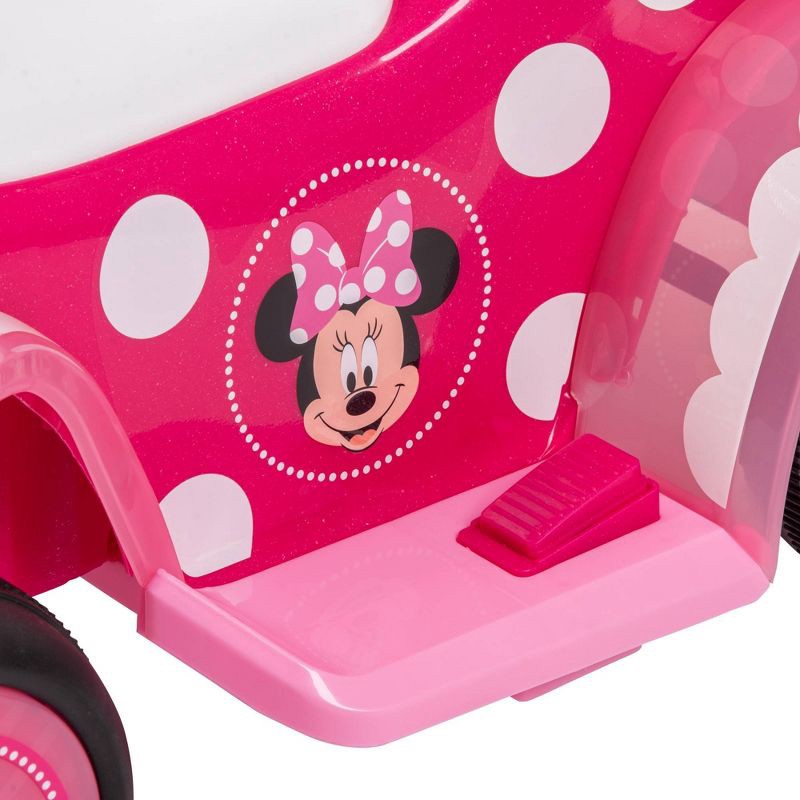 slide 8 of 17, Huffy Minnie Mouse Battery Ride-On Quad - 6V - Age 1.5+ Years Old - Pink, 1 ct