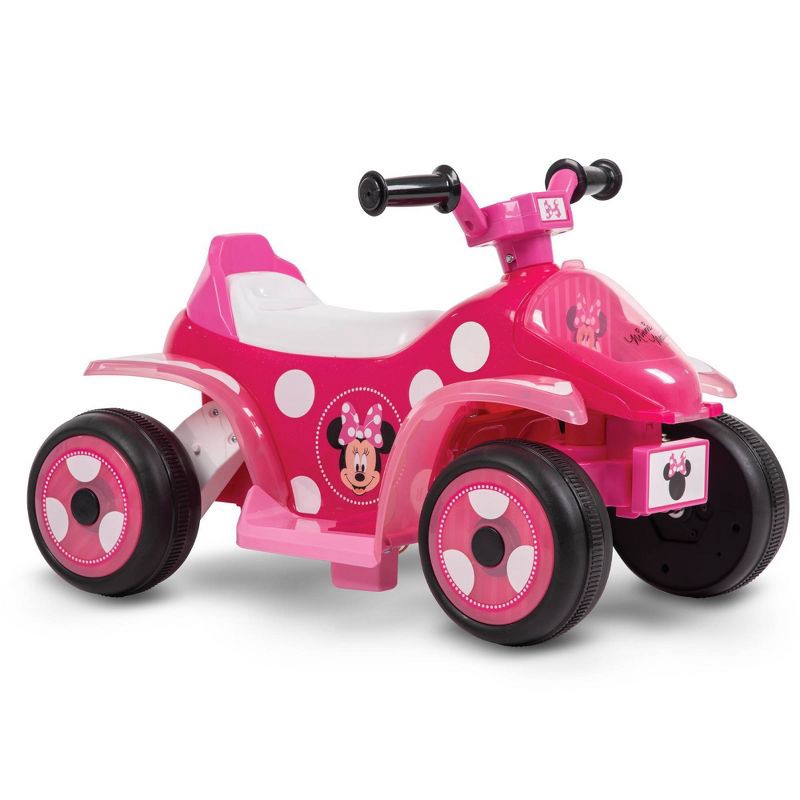 slide 1 of 17, Huffy Minnie Mouse Battery Ride-On Quad - 6V - Age 1.5+ Years Old - Pink, 1 ct