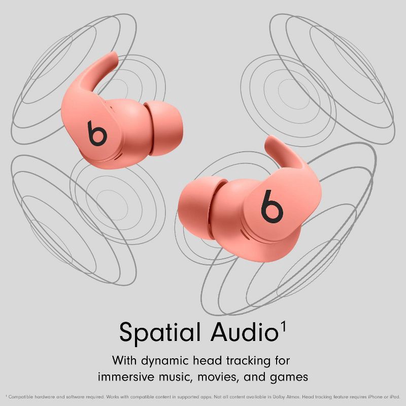 slide 15 of 15, Beats Fit Pro True Wireless Bluetooth Earbuds - Coral Pink, 1 ct