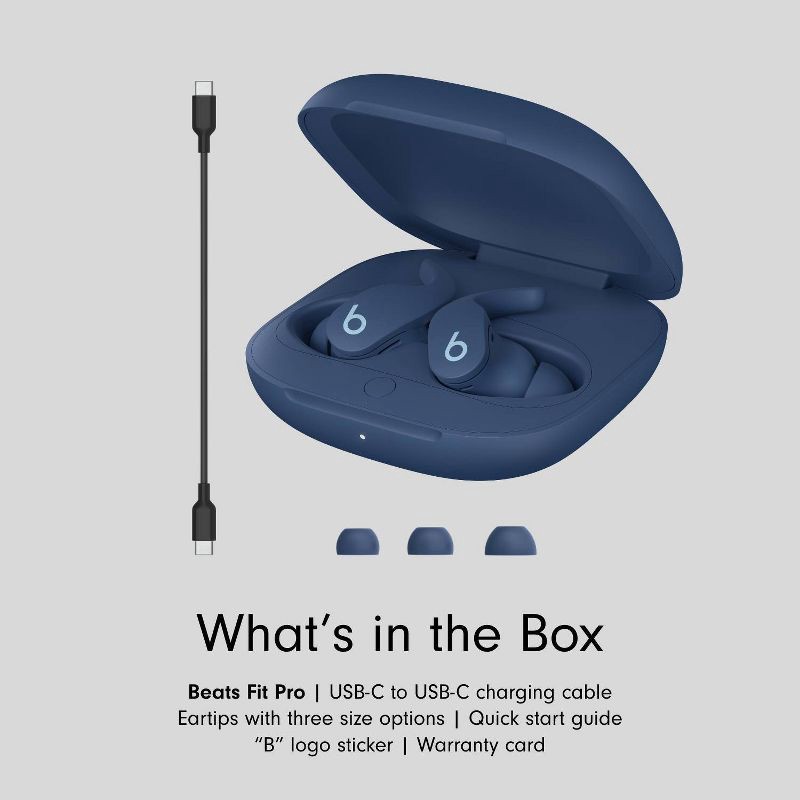 slide 15 of 15, Beats Fit Pro True Wireless Bluetooth Earbuds - Tidal Blue, 1 ct
